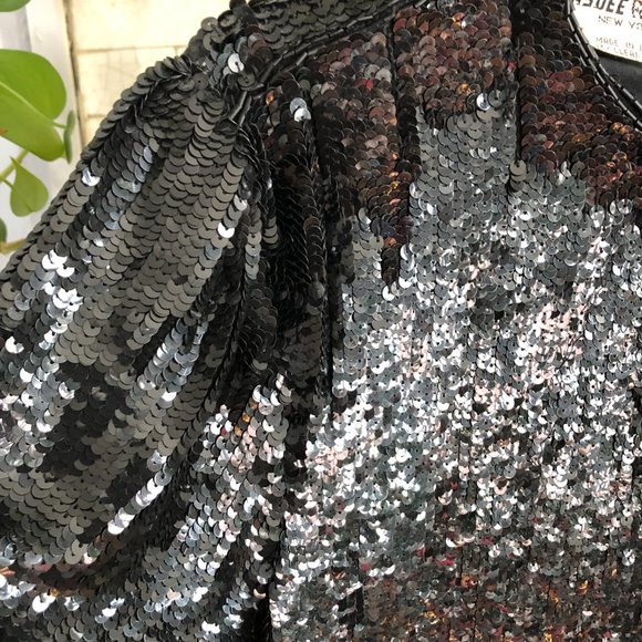 Vintage black *sequin* dress! - Picture 2 of 3